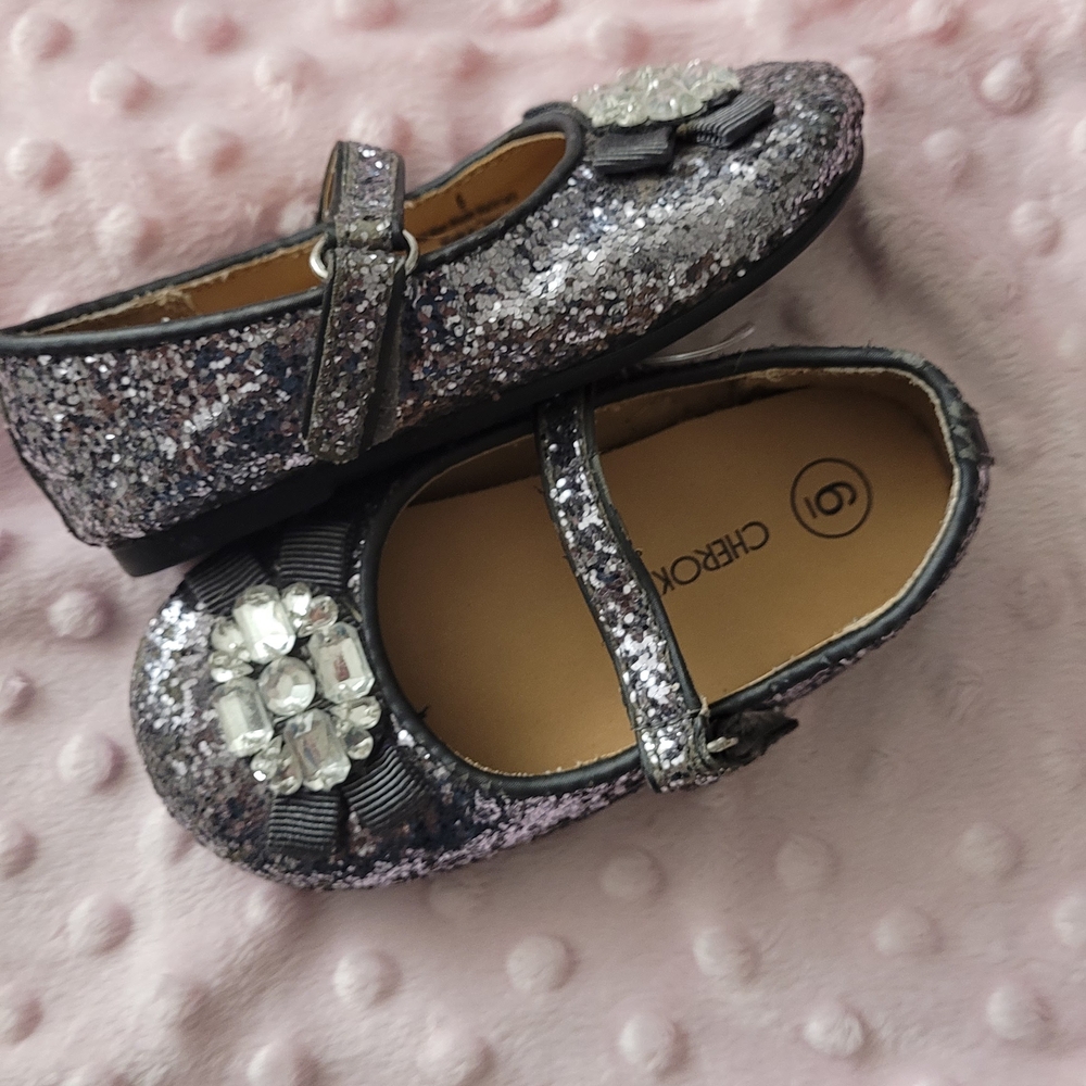 Chic Kids Glitter Mary Jane Shoes